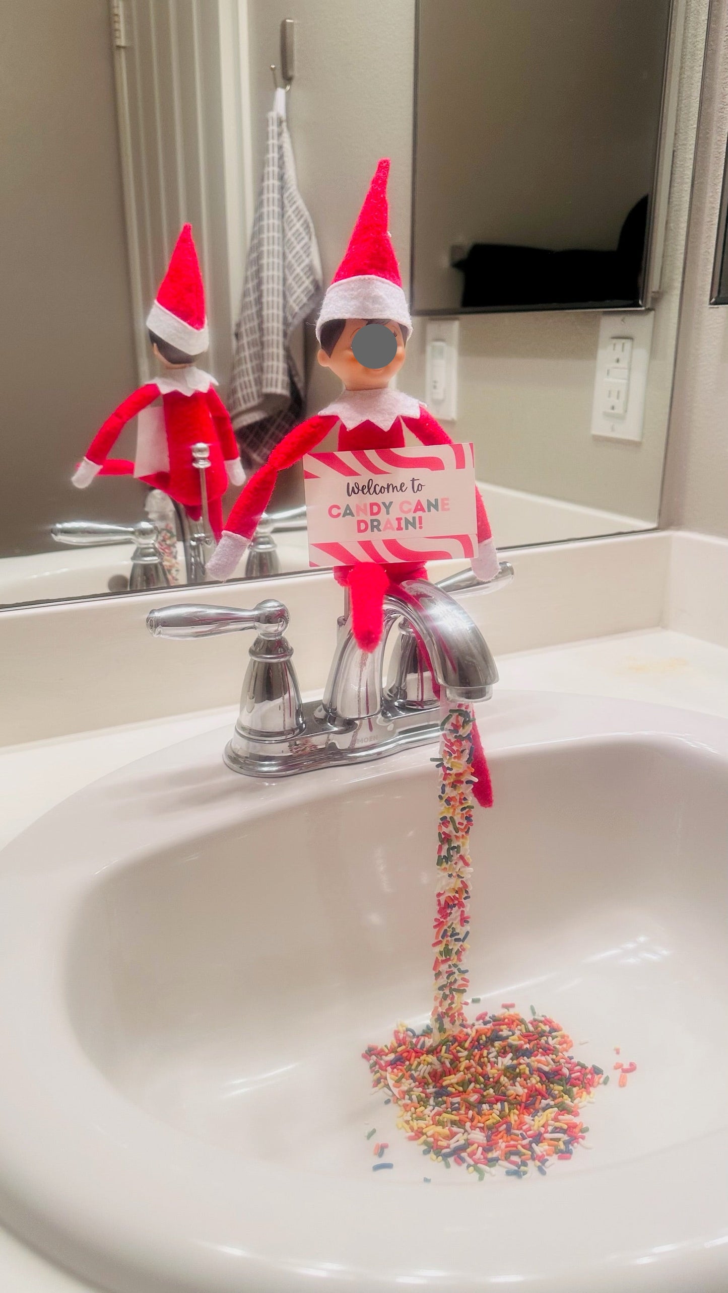 2025 Elf Box for One Elf Household - 24 Days of Elf Mischief & Fun | All New Scenes, No Repeat Days from Last Year