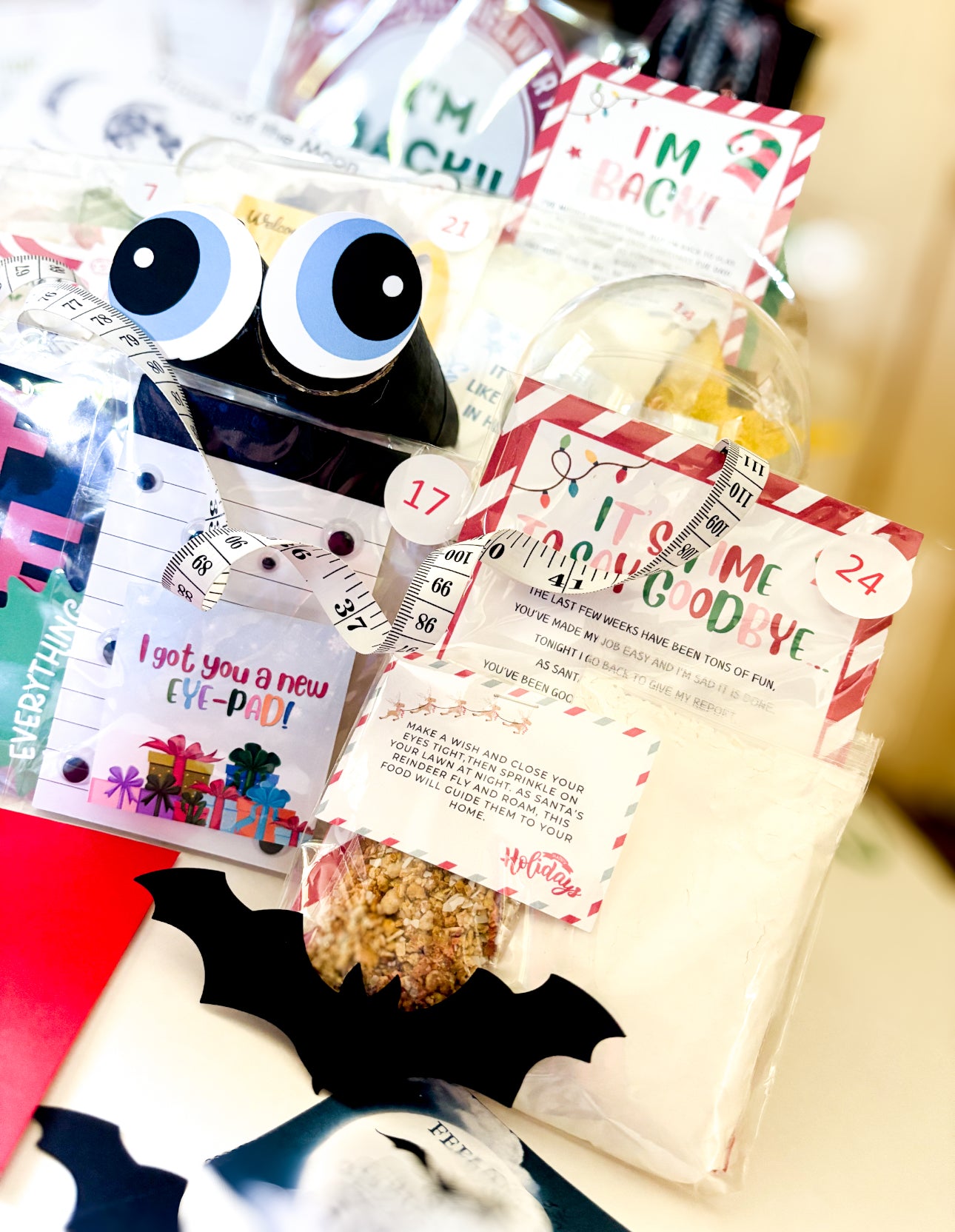 2025 Elf Box for Two Elf Household - 24 Days of Elf Mischief & Fun | All New Scenes, No Repeat Days from Last Year